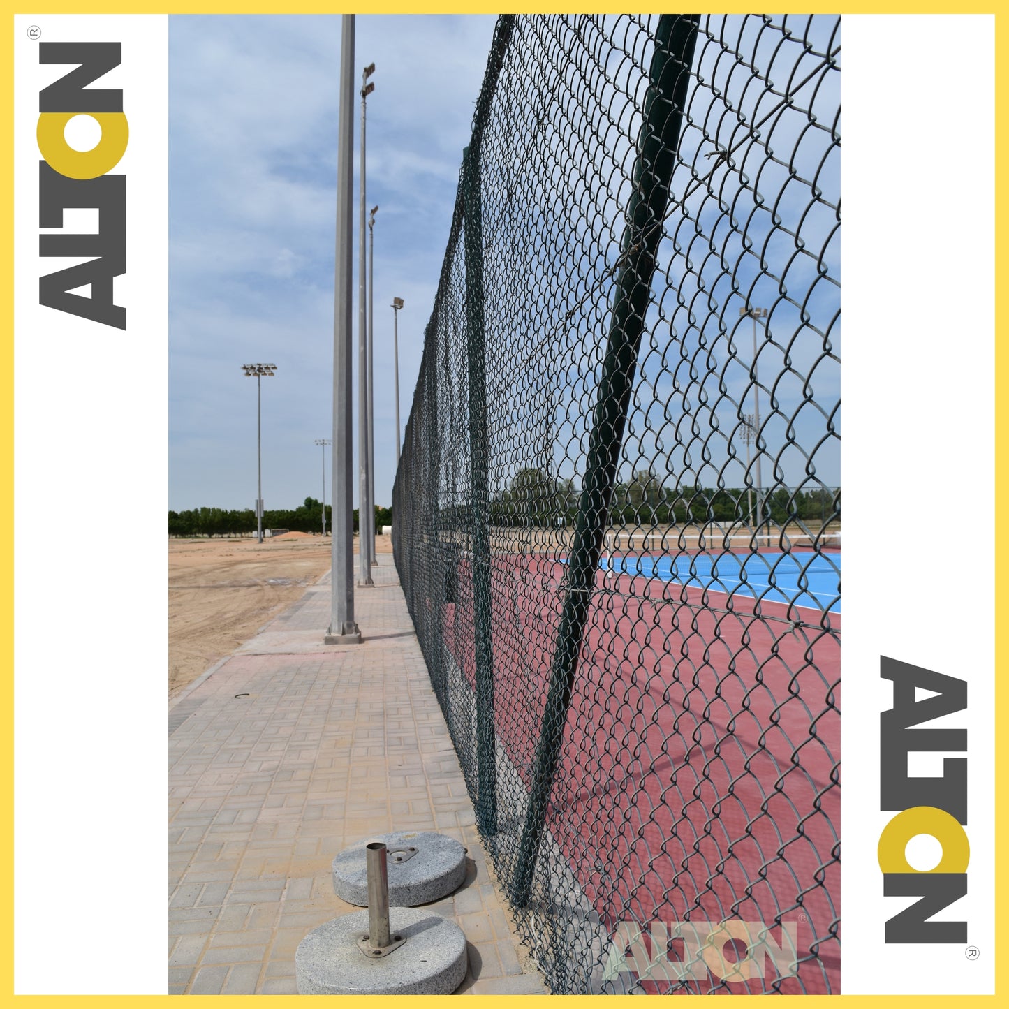 CHAIN LINK FENCE IN DUBAI (PER LM)