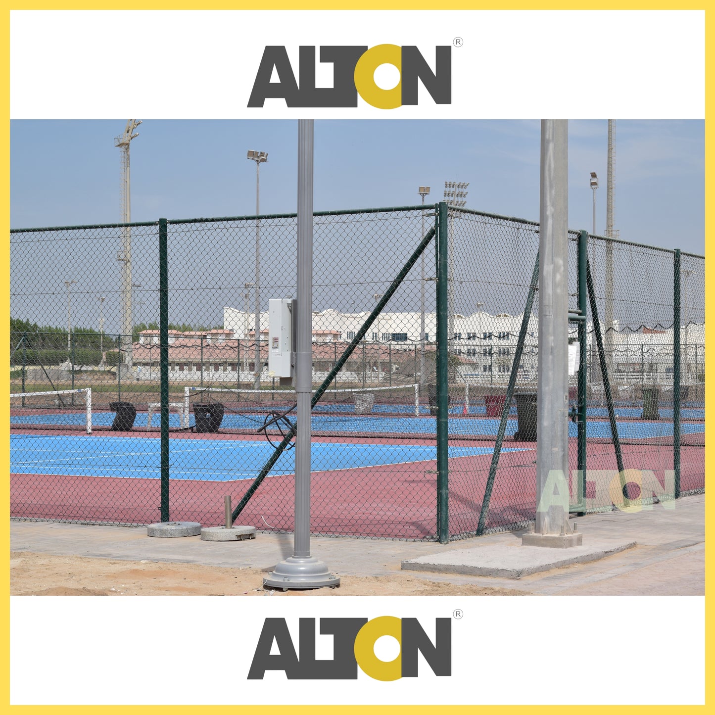 CHAIN LINK FENCE IN DUBAI (PER LM)