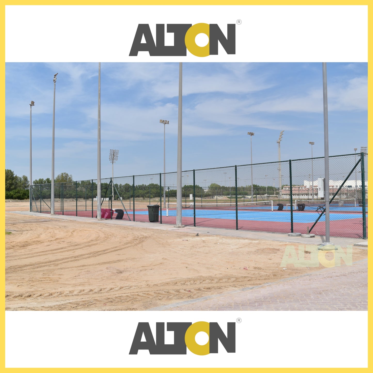 CHAIN LINK FENCE IN DUBAI (PER LM)