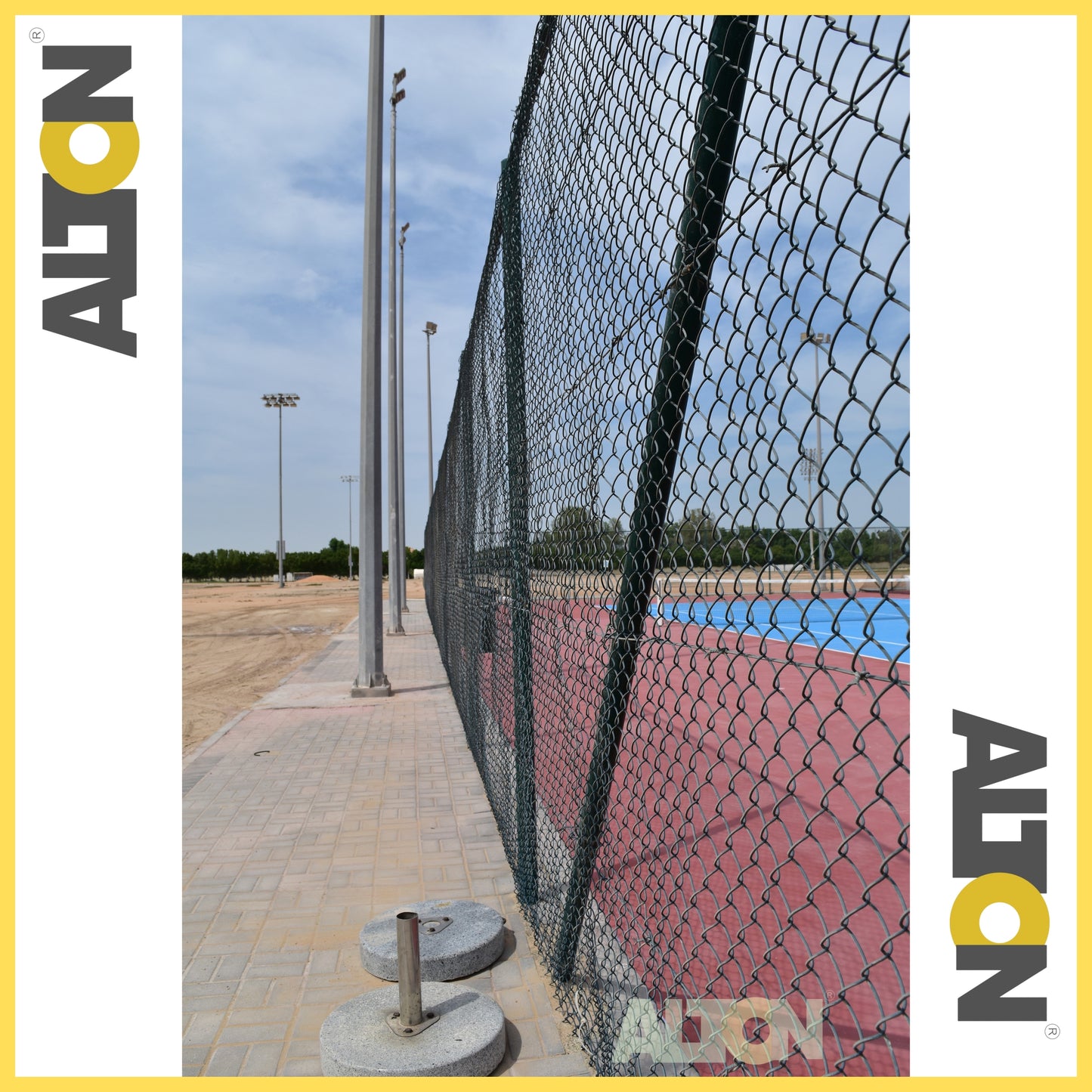 CHAIN LINK FENCE IN DUBAI (PER LM)
