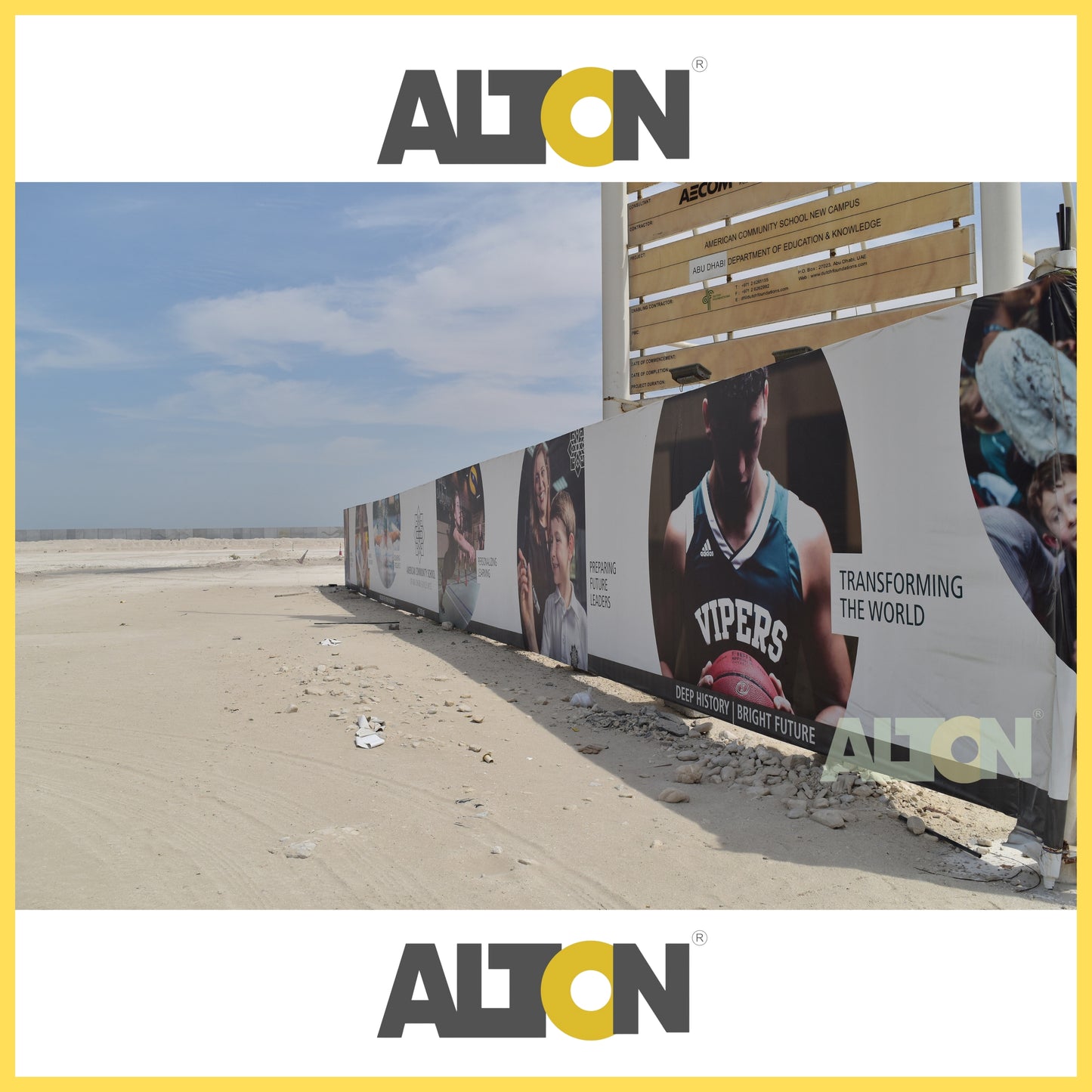 Banner/Fence Branding (per square meter)