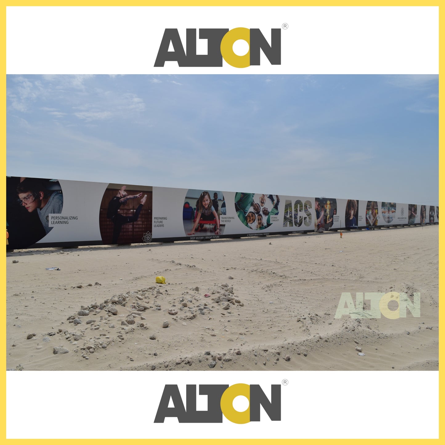Banner/Fence Branding (per square meter)