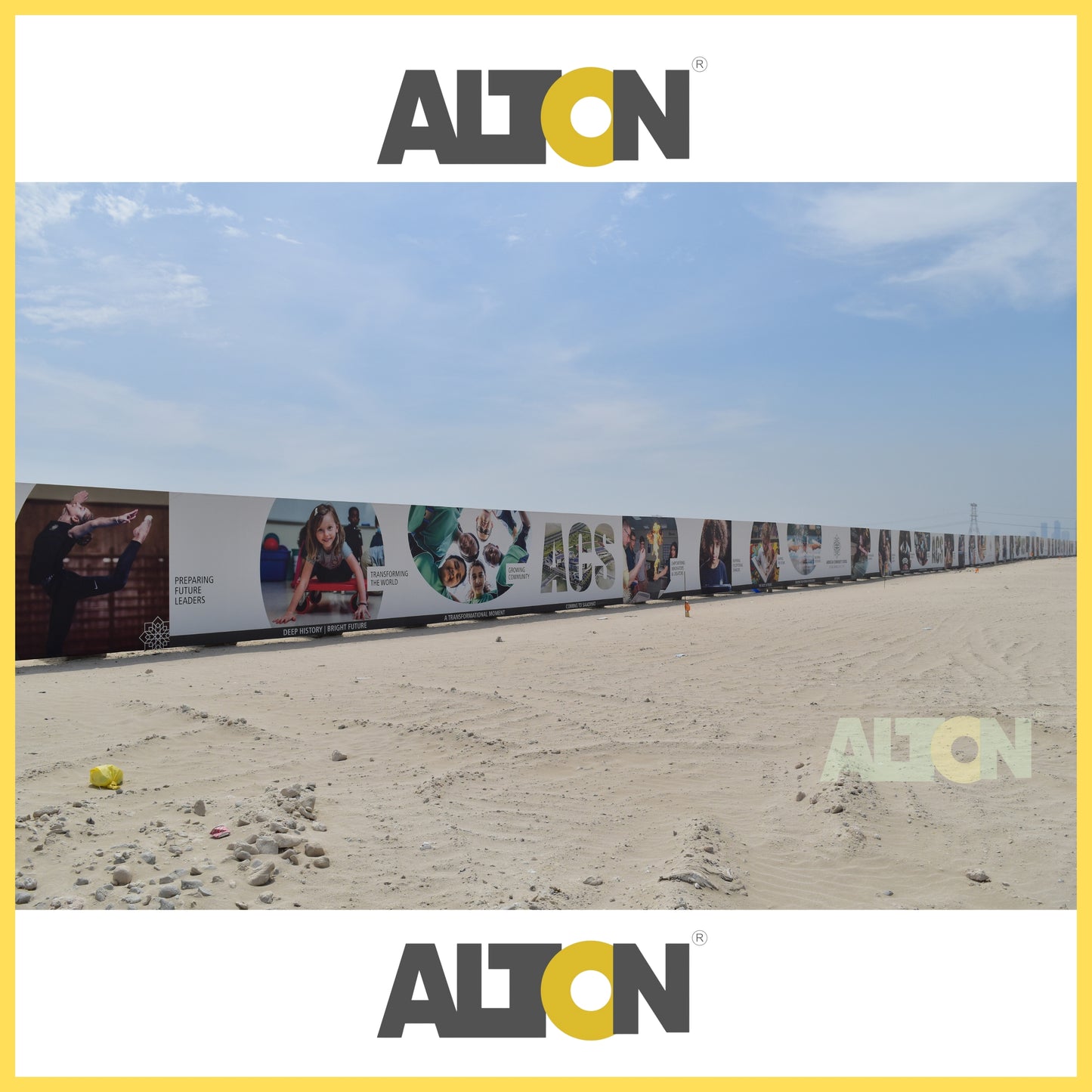 Banner/Fence Branding (per square meter)