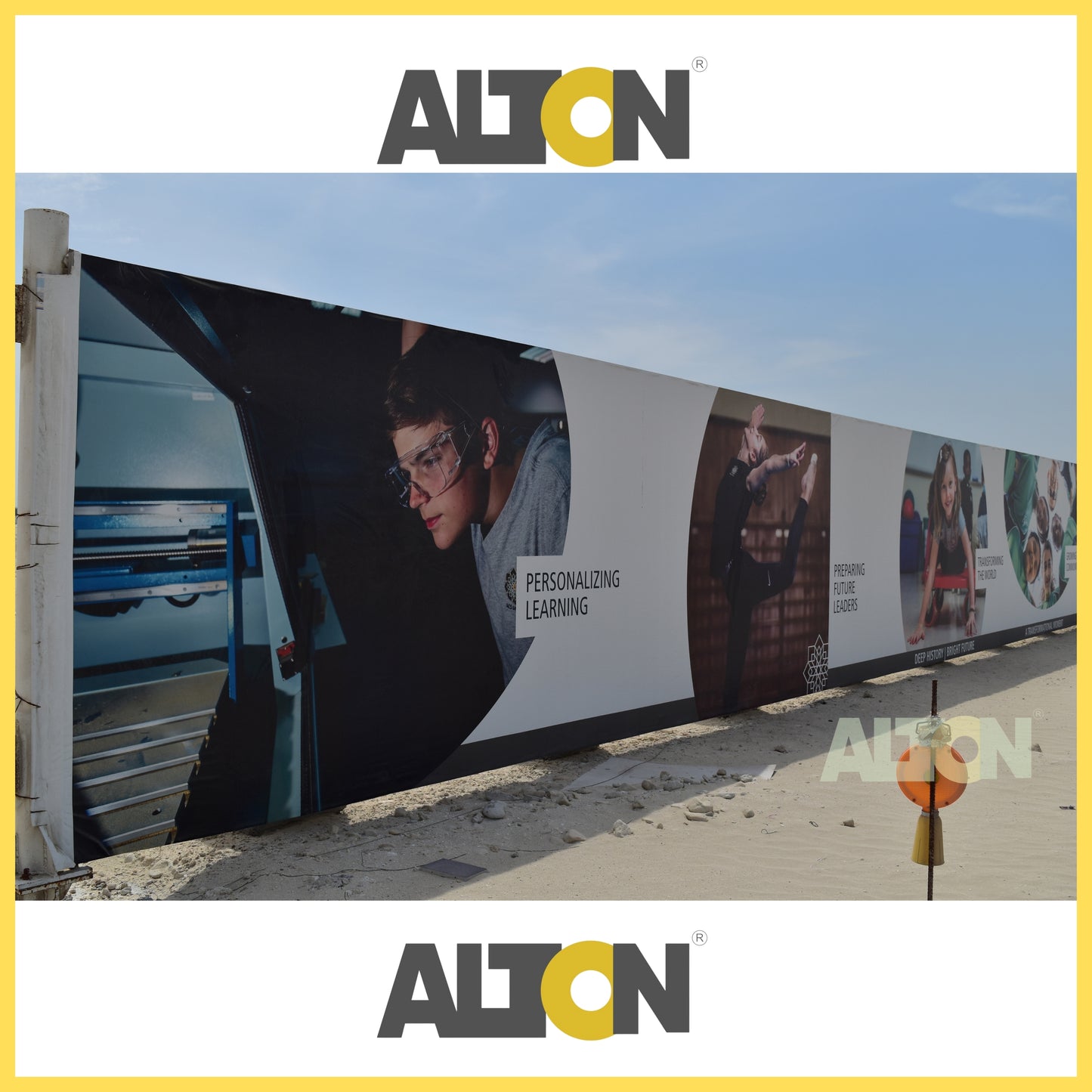 Banner/Fence Branding (per square meter)