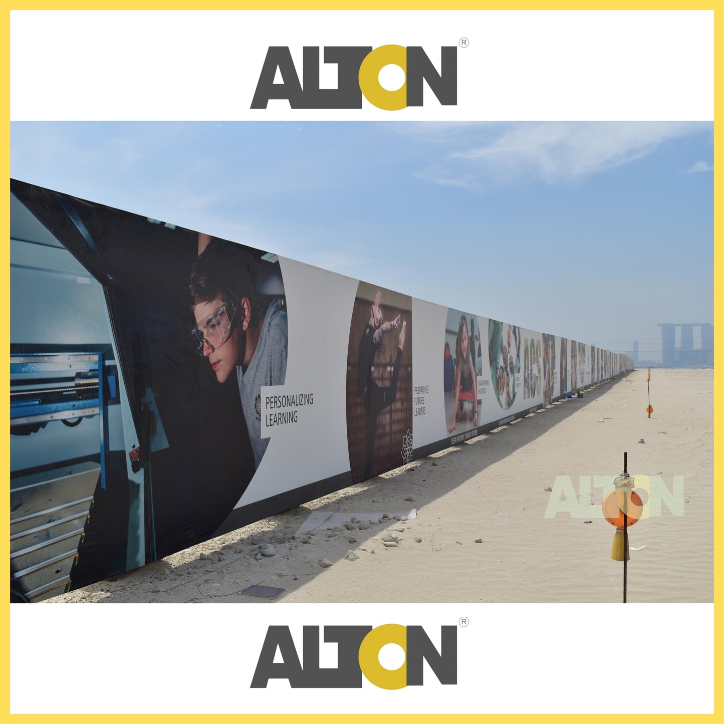 Banner/Fence Branding (per square meter)