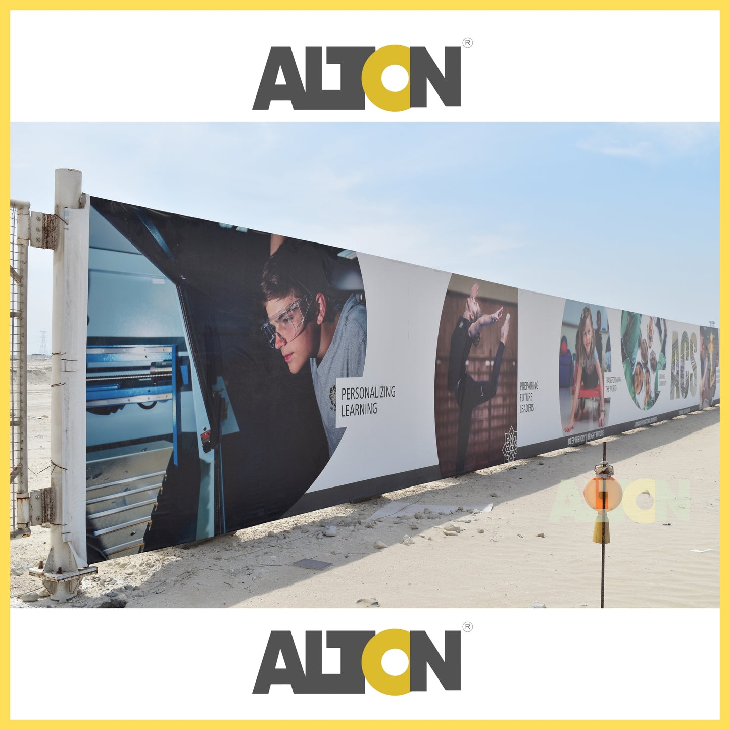Banner/Fence Branding (per square meter)