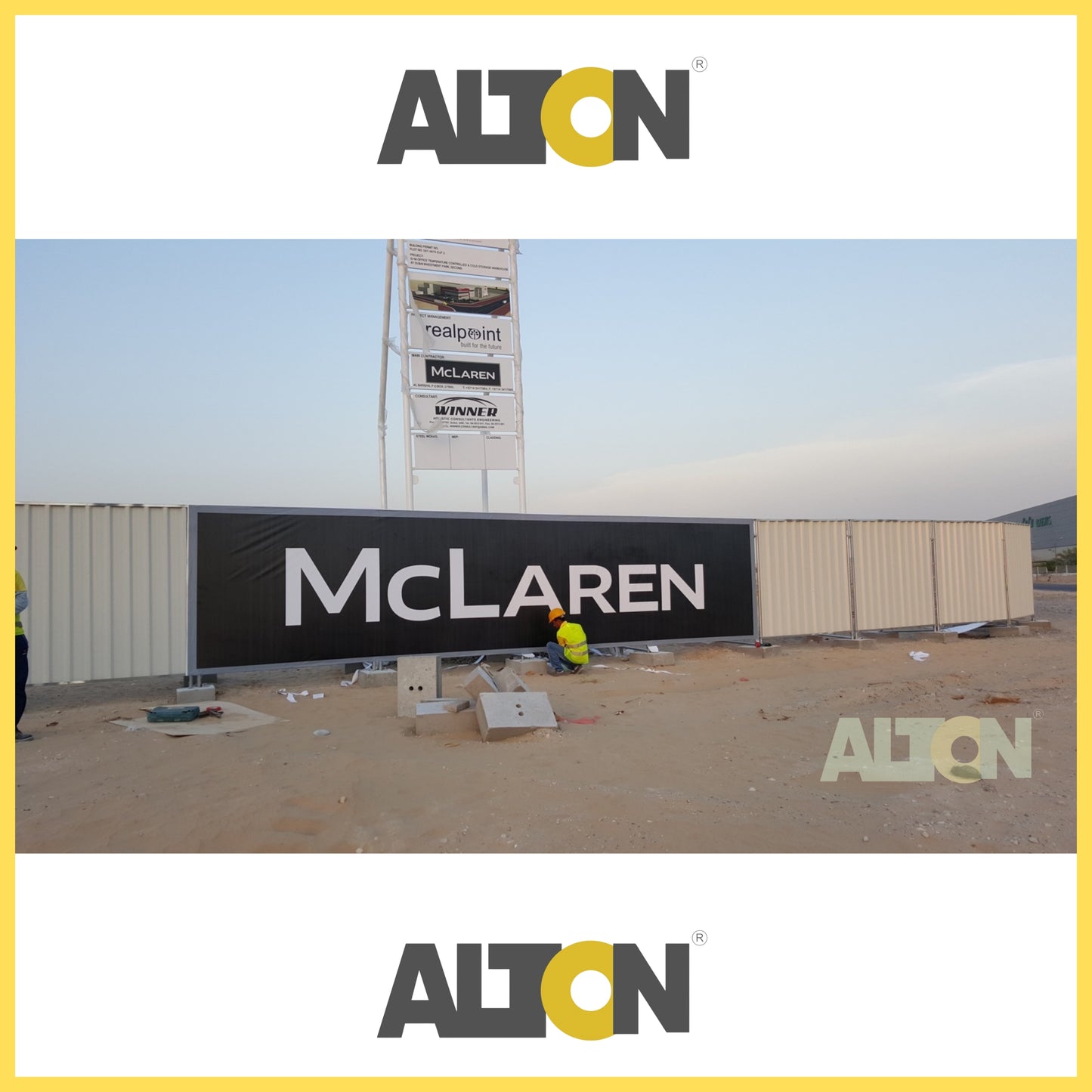 Banner/Fence Branding (per square meter)
