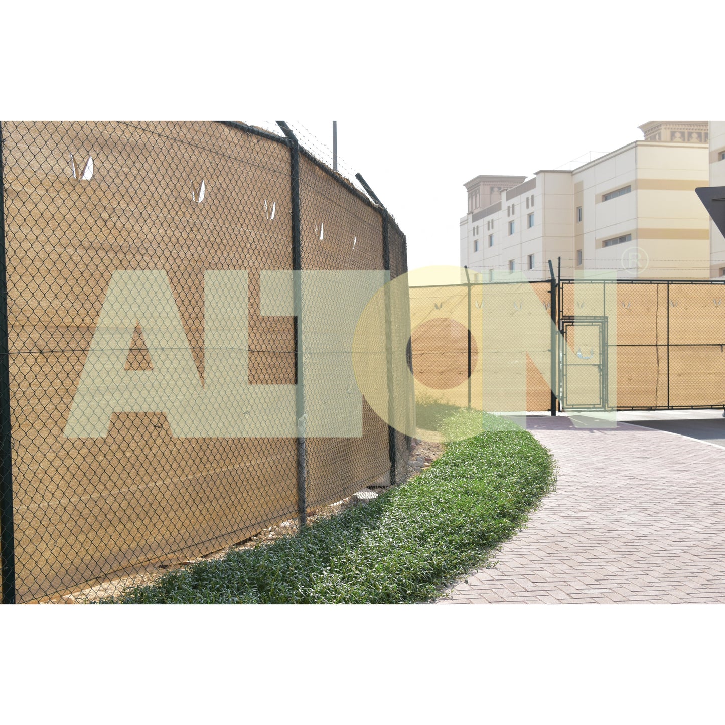 CHAIN LINK MESH GATE (SINGLE LEAF )