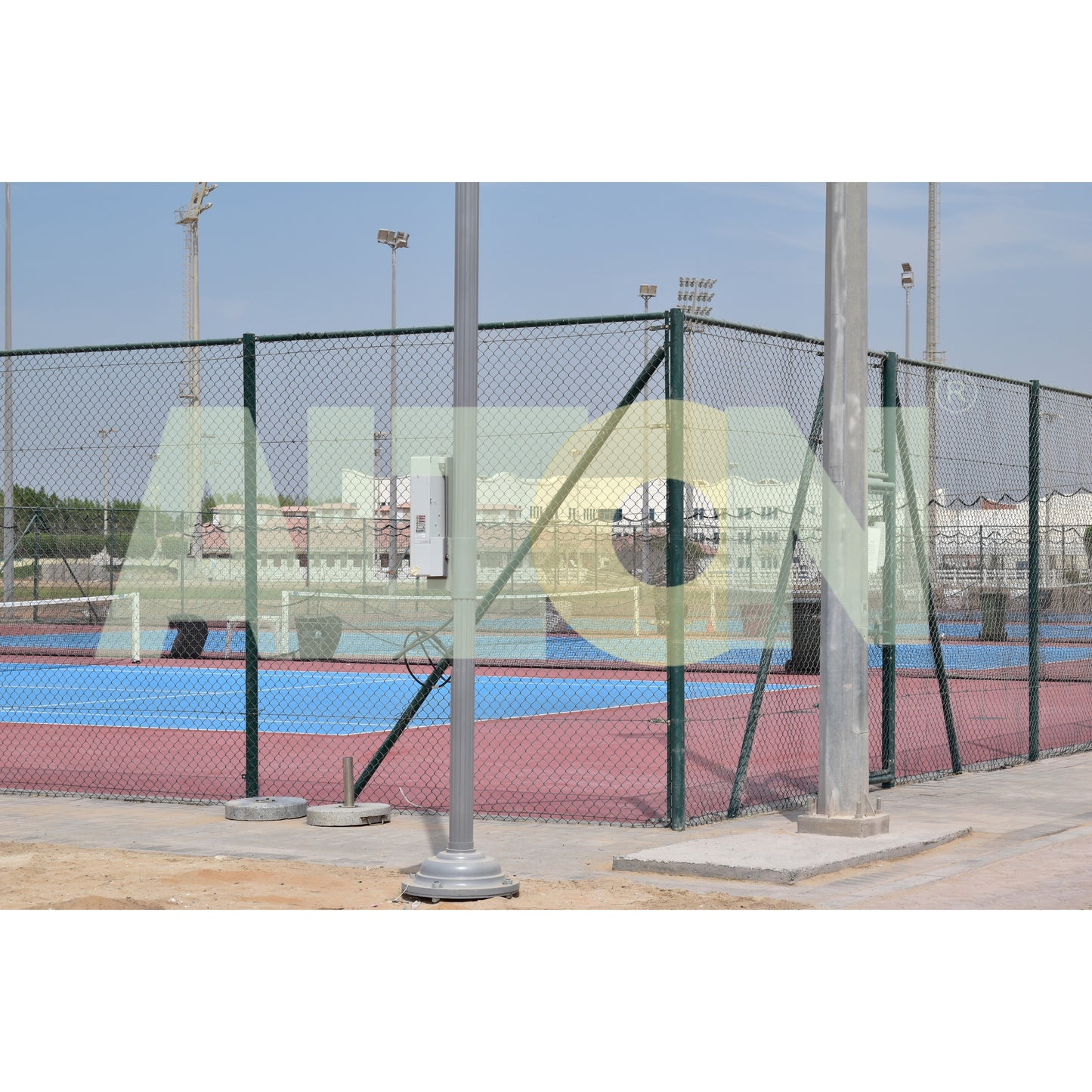 CHAIN LINK MESH GATE (SINGLE LEAF )