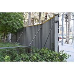 Galvanized Temporary Steel Fence in Dubai – Alton Fencing (PER LM)