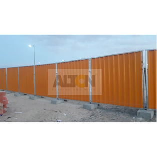 سياج فولاذي مجلفن مؤقت في دبي – Alton Fencing (PER LM)