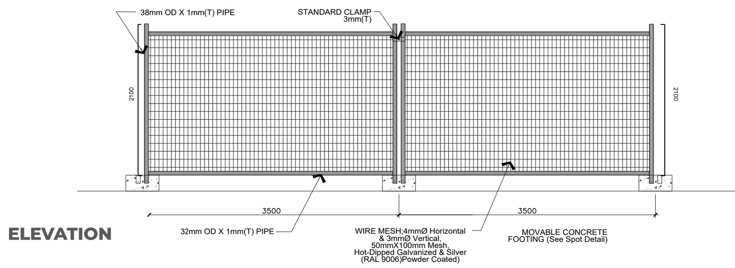 Heras Fence Barrier (PER LM)