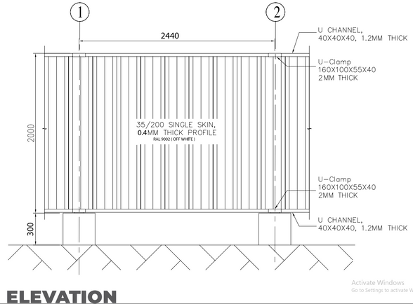 GI CONTINUOUS FENCE