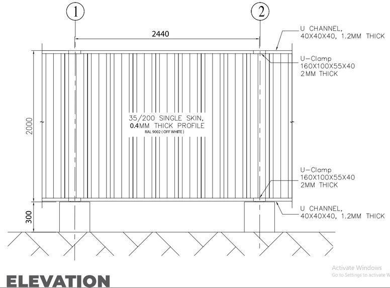 GI CONTINUOUS FENCE